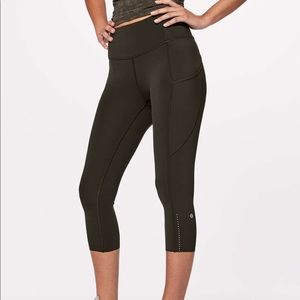 Lululemon Fast and Free Crop Leggings